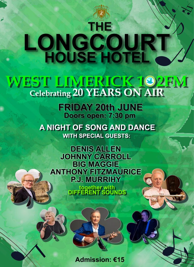 West Limerick 102fm Celebration Poster
