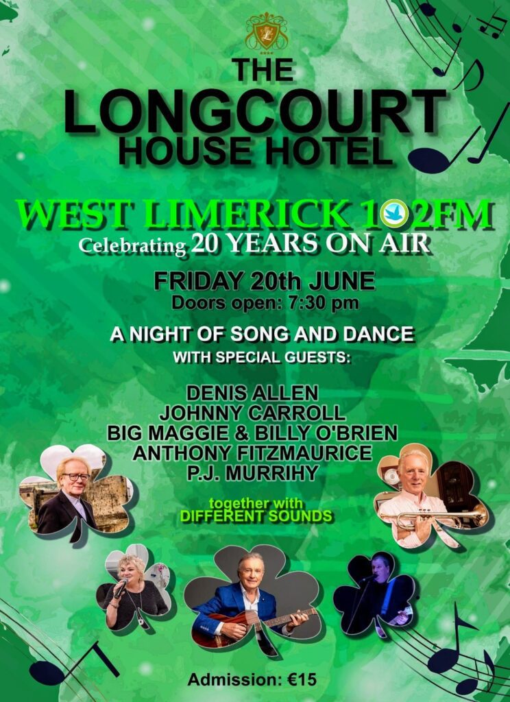 West Limerick 102FM Celebration Poster